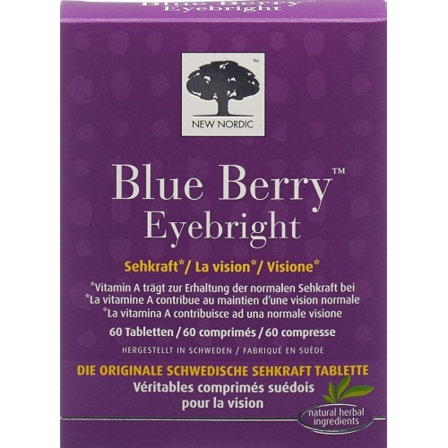 New Nordic Blue Berry Eyebright Tabletten 60 Stück buy online