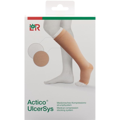 Actico Ulcersys Kompressionsstr S Stand Sand/wei buy online