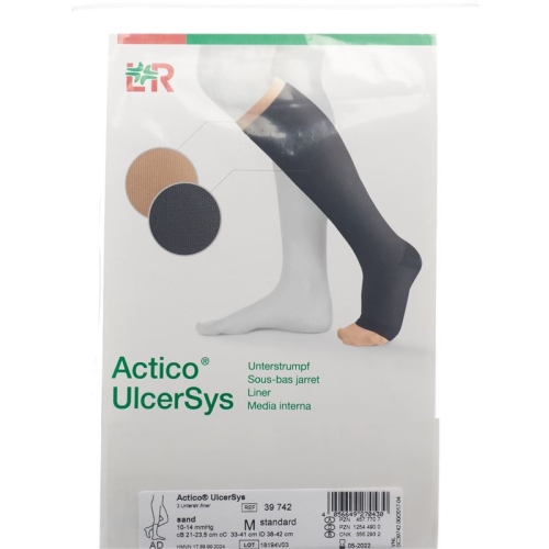 Actico Ulcersys Unterstrumpf S Stand Sand 3 Stück buy online