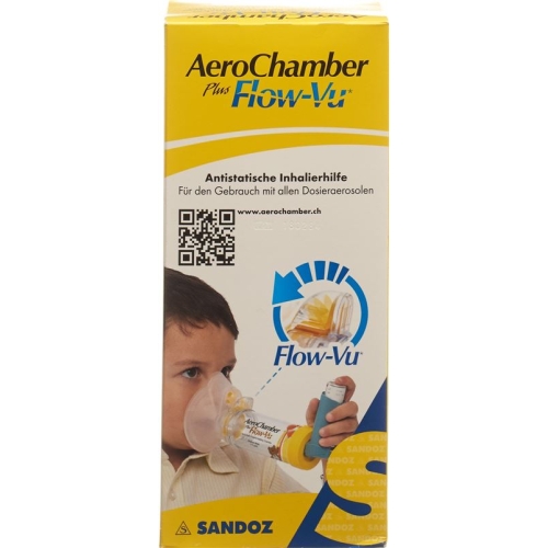 Aerochamber Plus Flow-vu mit Maske (1-5 J) Gelb buy online