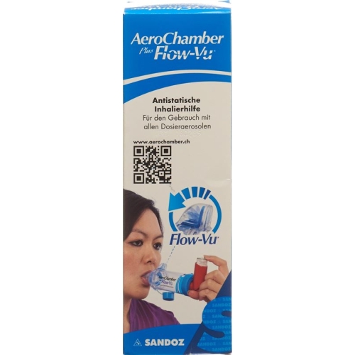 Aerochamber Plus Flow-vu without mask Blue buy online