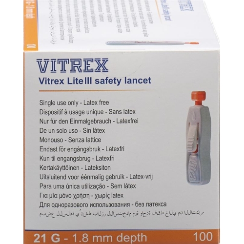 Vitrex Lite Iii Safety Einmalstechhilf 21g 100 Stück buy online