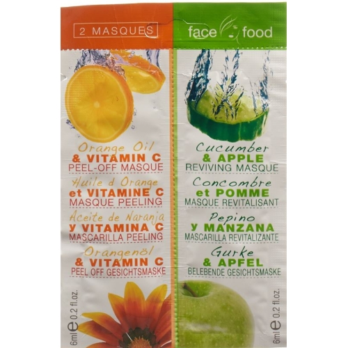 Face Food Gesichtsmaske Orangenoel Gurke 2x 6ml buy online