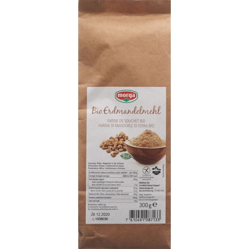 Morga Erdmandelmehl Bio Glutenfrei Beutel 300g buy online