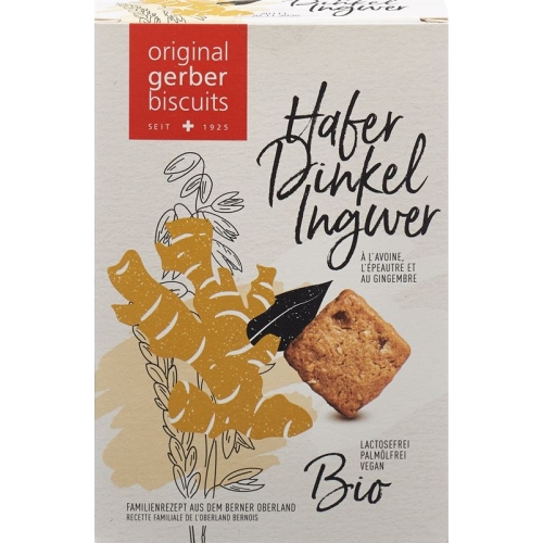 Gerber Hafer Dinkel Biscuits Ingwer Bio 160g buy online