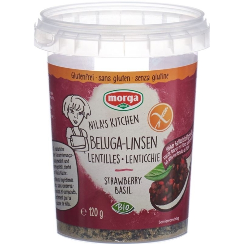 Morga Beluga-Linsen Erdb/basil Glutenfrei Bio 120g buy online