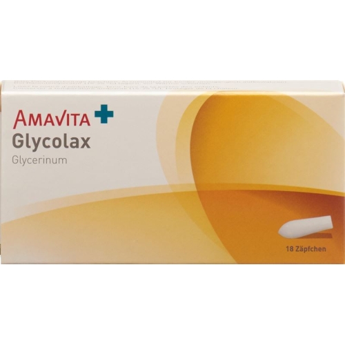 Amavita Glycolax Zäpfchen 18 Stück buy online