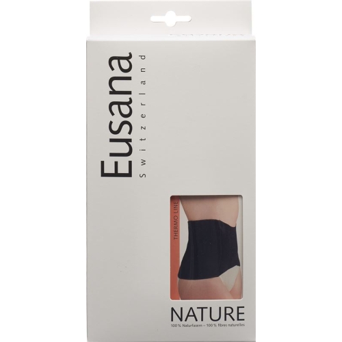 Eusana Kidney Warmer Anatomical Silk/Wool M Black buy online