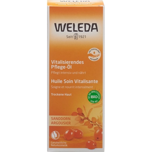 Weleda Sanddorn Vitalisierendes Pflege-Öl Glasflasche 100ml buy online