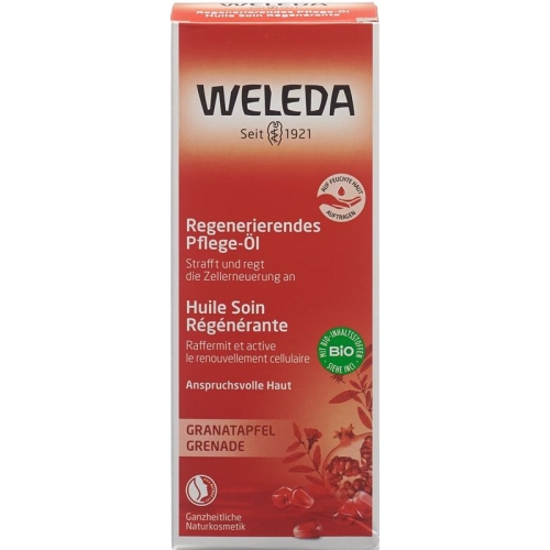 Weleda Granatapfel Regenerations-Öl Glasflasche 100ml buy online