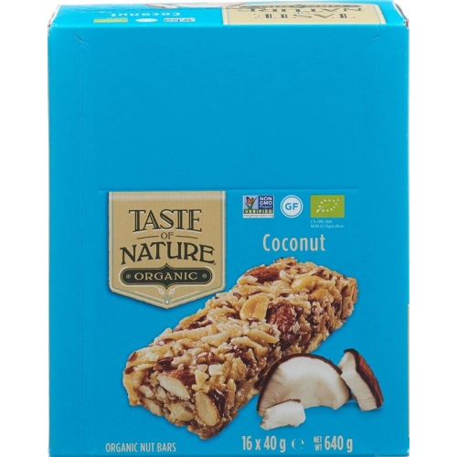 Taste Of Nature Riegel Coconut (neu) 16x 40g buy online