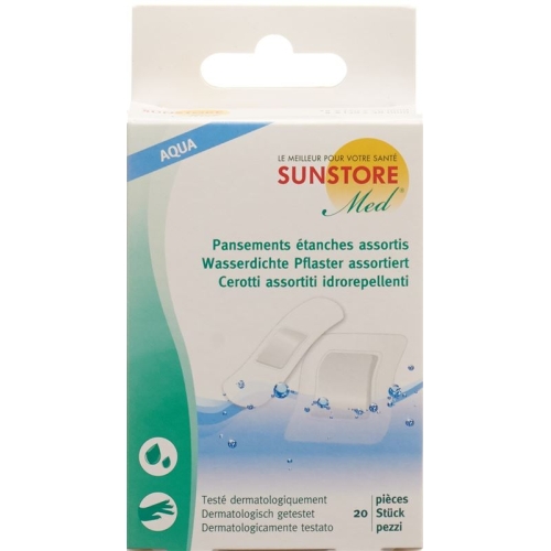 Sunstore Med Wasserdichte Pflaster Ass 20 Stück buy online