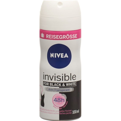 Nivea Deo Invis Black&white Spray Cl Pocket 100ml buy online