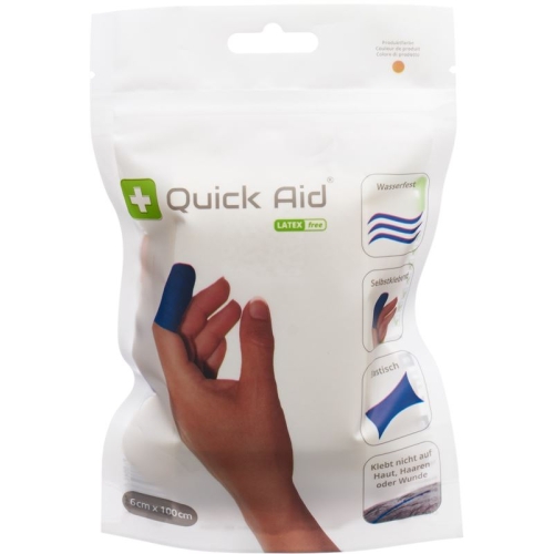 Quick Aid Pflaster 6x100cm Latexfrei Hautfarben buy online