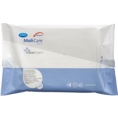 Molicare Skin washing gloves 8 pieces buy online