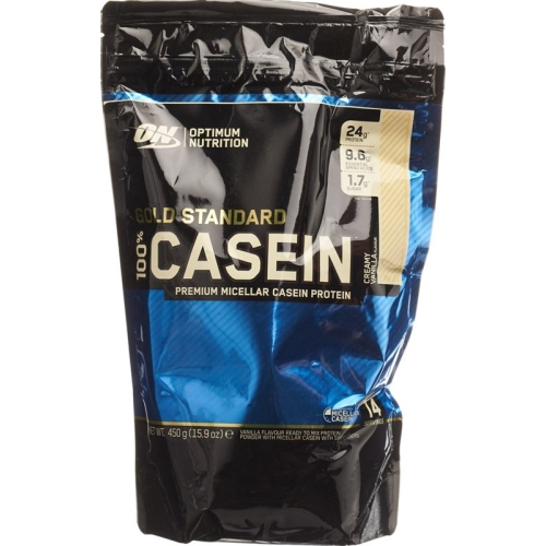 Optimum 100% Casein Vanilla Bag 450g buy online