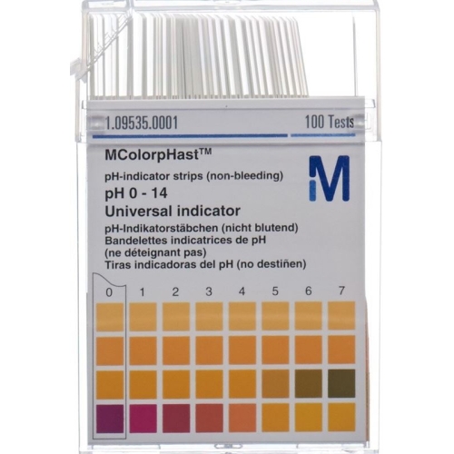 Merck Universal Indikat Staebchen Ph 0-14 100 Stück buy online