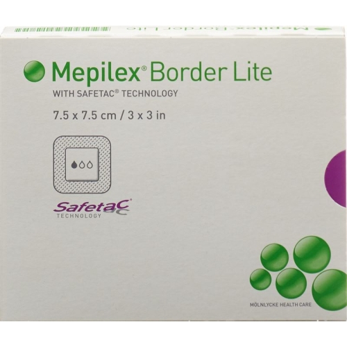 Mepilex (pi) Border Lite Schaumv 7.5x7.5cm 5 Stück buy online