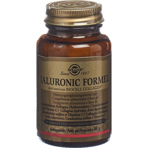 Solgar Ialuronic Formel Tabletten Flasche 30 Stück buy online