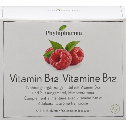 Phytopharma Vitamin B12 lozenges tin 60 pieces buy online