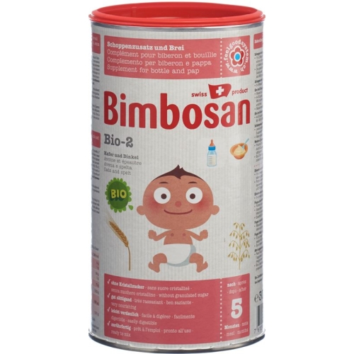 Bimbosan Bio 2 Hafer und Dinkel Pulver Dose 300g buy online