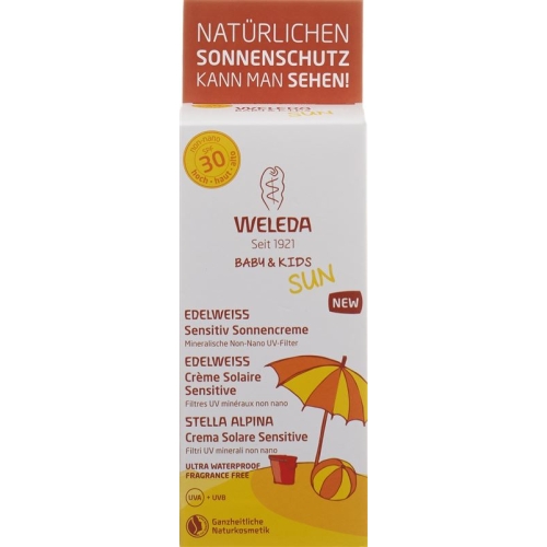 Weleda Edelweiss Sensitiv Sonnencreme LSF 30 150ml buy online