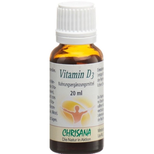 Chrisana Vitamin D3 Tropfen Pip Flasche 20ml buy online