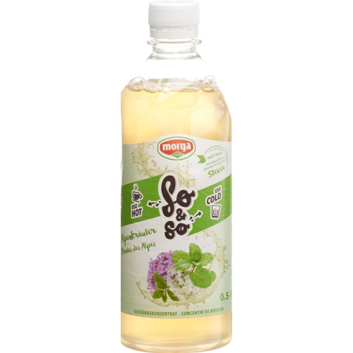 So&so Alpenkräuter Konzentrat mit Stevia Flasche 5dl buy online