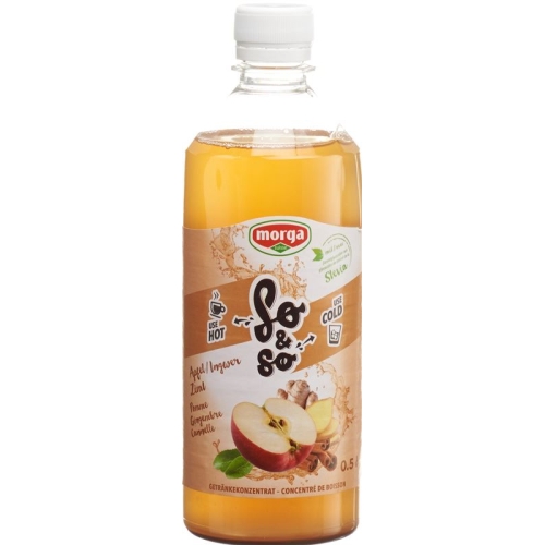 So&so Apfel-ingwer-zimt Konzentrat mit Stevia Flasche 5dl buy online