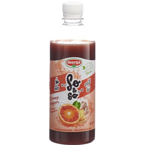 So&so Orange-Ingwer Konzentrat mit Stevia Flasche 5dl buy online