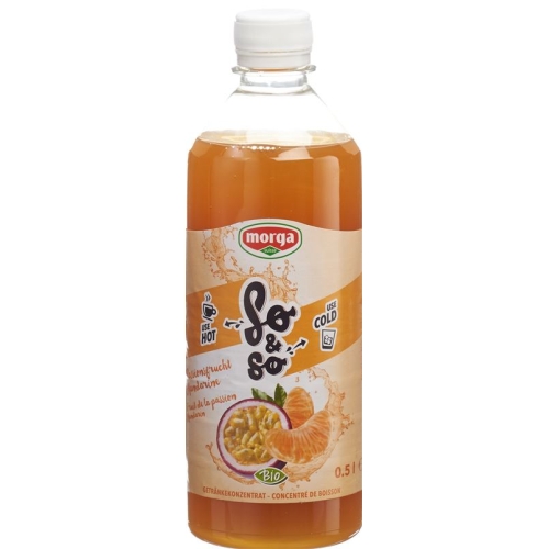 So&so Passionsfrucht-Mandarine Konzentrat Bio Flasche 5dl buy online