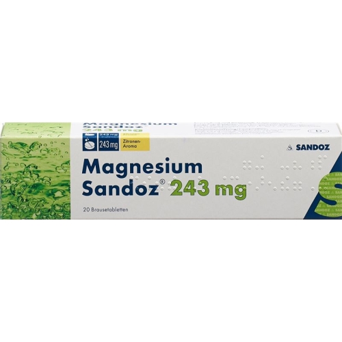 Magnesium Sandoz Brausetabletten 20 Stück buy online