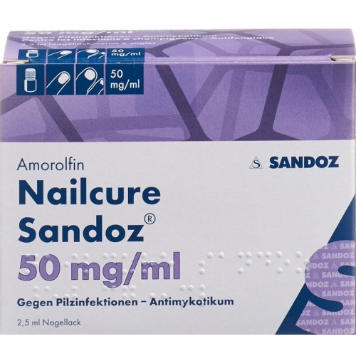 Nailcure Sandoz Nagellack 50mg/ml (d) 2.5ml buy online