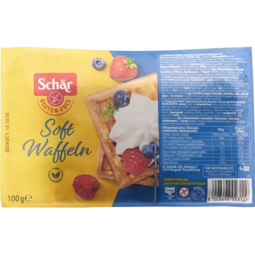 Schär Soft Waffeln Glutenfrei 100g buy online