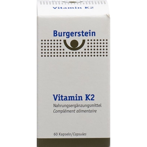 Burgerstein Vitamin K2 capsules 180 mcg Ds 60 pieces buy online