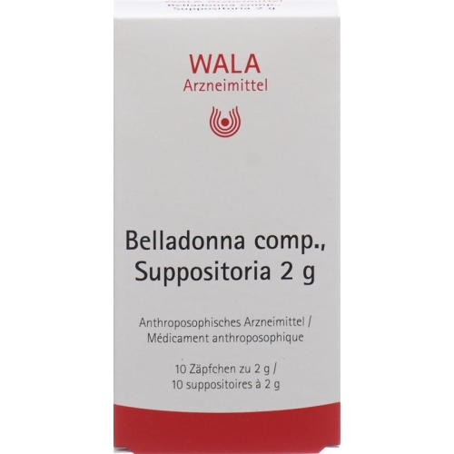 Wala Belladonna Comp Zäpfchen 10x 2g buy online