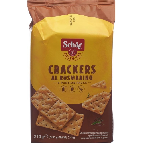 Schär Crackers Al Rosmarino Glutenfrei 210g buy online