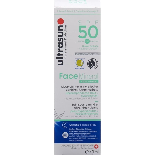 Ultrasun Face Mineral Emulsion SPF 50 tube 40ml buy online