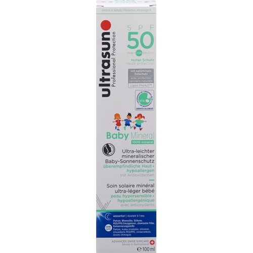 Ultrasun Baby Mineral Emulsion SPF 50 tube 100ml buy online