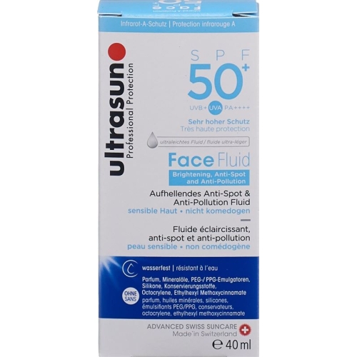 Ultrasun Face Fluid Bright & Anti-Pollution SPF 50+ 40ml buy online