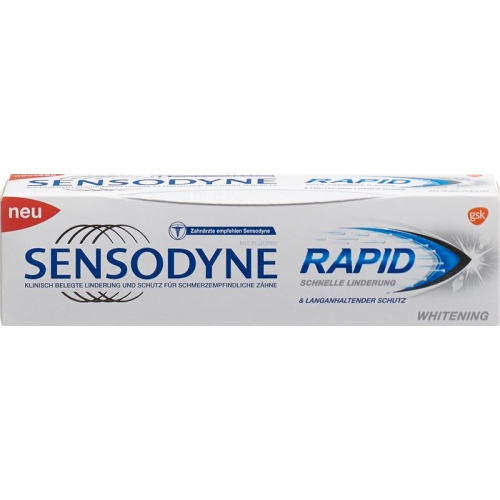 Sensodyne Rapid Whitening Toothpaste Tube 75ml buy online