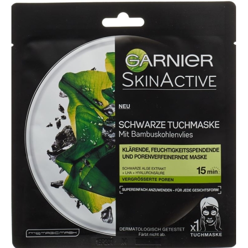 Garnier Skinactive Tissue Mask Charcoal Algae 32g buy online