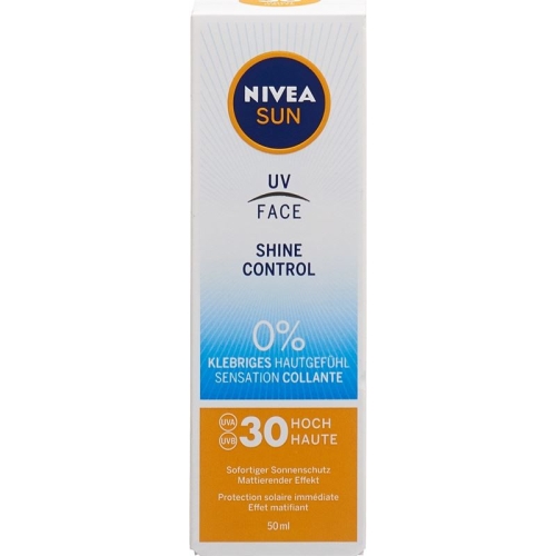 Nivea Sun UV Face Shine Control LSF 30 50ml buy online