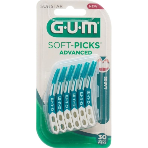 Gum Sunstar Bristles Soft Picks Advanced Large 30 pieces buy online