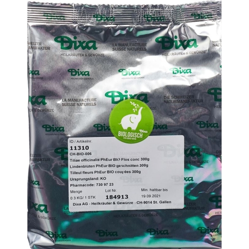 Dixa Lindenblüten Pheur Bio Geschnitten 300g buy online