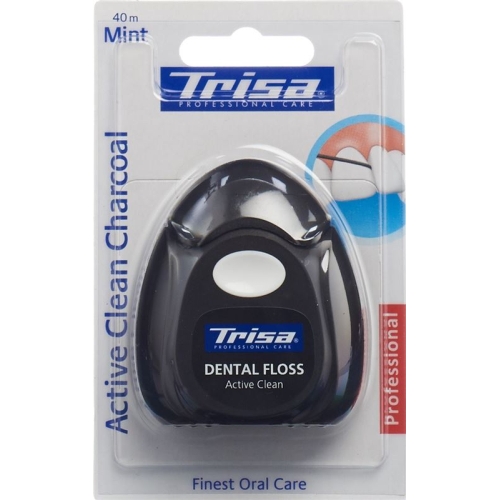 Trisa dental floss Active Clean Charcoal buy online