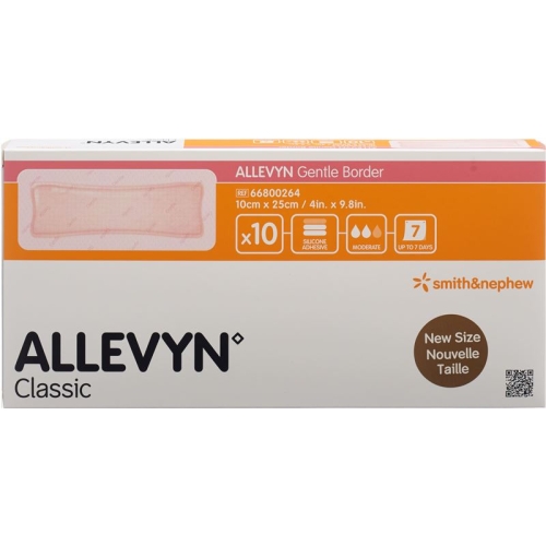 Allevyn Gb Wundverband 10x25cm 10 Stück buy online