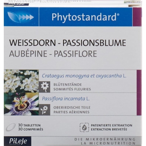 Phytostandard Hawthorn Passionflower Tablets 30 Capsules buy online