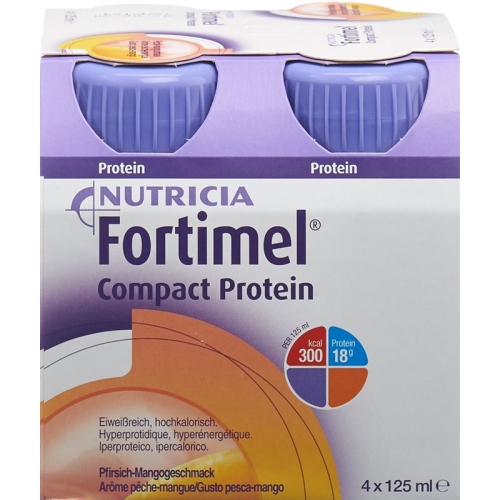 Fortimel Compact Protein Liquid Mango 4 Flasche 125ml buy online