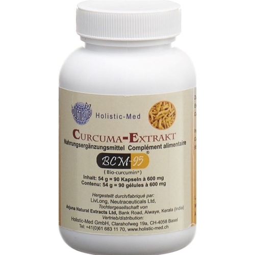 Holistic Med Curcuma-Extrakt 500mg Vegikap 90 Stück buy online